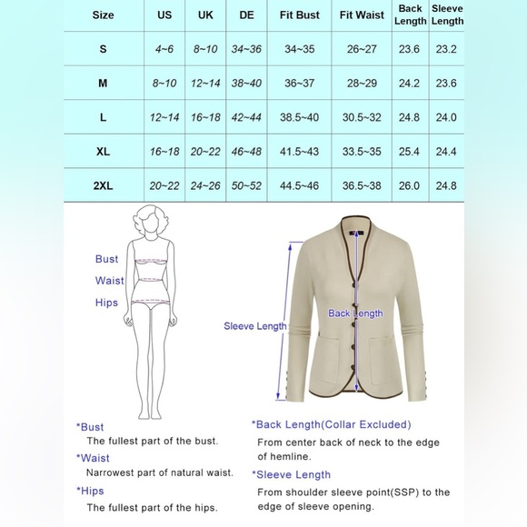 KANCY KOLE Womens Long Sleeve Button Down Cardigan Soft Knit Sweater - Picture 9 of 10